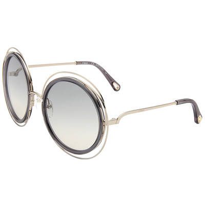 

CHLOE female models sunglasses transparent gray frame gray gradient lens glasses sunglasses CE120SD 731 58mm