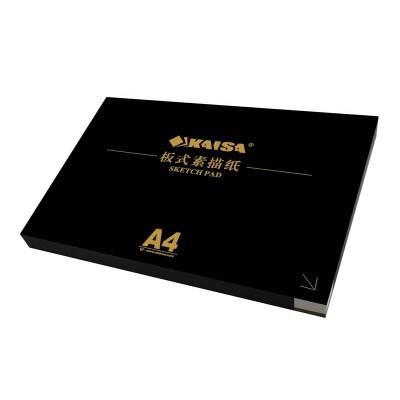 

KAISA KS-02718 Four-sided coated sheet sketch / sketchbook A3 200g24 sheets