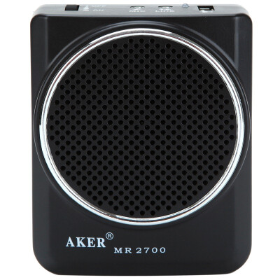 

Love lesson AKER MR2700 bee loudspeaker loudspeaker portable teaching guide waist sound black