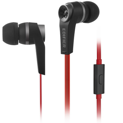 

Edifier EDIFIER H275P mobile phone headset fashion ear earphone can call low frequency outstanding cool black&red