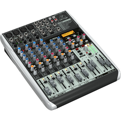 

Behringer QX1204USB Mixer sound card then put the loudspeaker monitor the effect of a mixer family K song personal recording business meeting stage performances etc