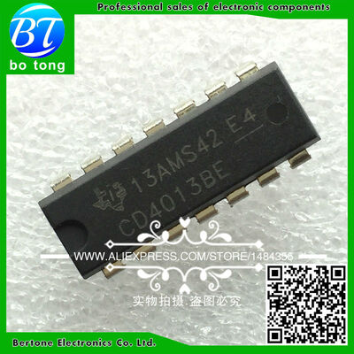 

25PCS CD4013BE DIP-14 CD4013 DIP free shipping