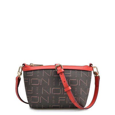 

FIONFiianne Messenger Bag Classic Print Shoulder Wings Bag European&American Fashion Clutch Women WIINPBRORBT001 BrownOrange