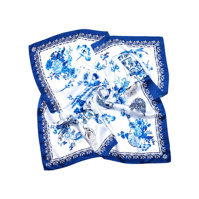 

Womens 100 Mulberry Silk Scarf For Gift Square Scarf 049