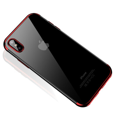 

Soft TPU Transparent Case for iphone X Ultra Thin Electroplating Case for iphone X 8 7 6 plus Cases Silicone Colored Frame Cover