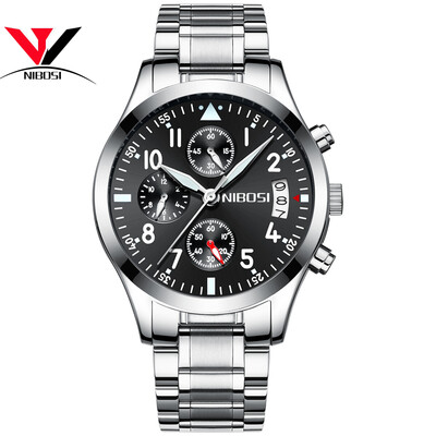

Relogio Masculino NIBOSI Mens Watch Top Brand Luxury Fashion Military Business Watches Men Brand Luxury Sport Quartz Wristwatch