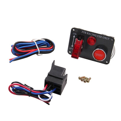 

Racing Engine Start Push LED Button Car Switch Carbon Panel