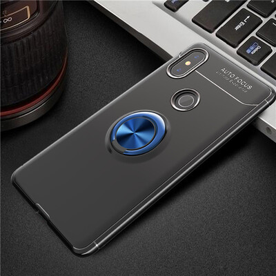 

Xiaomi Mix 2S роскошь металлическое кольцо, магнитные брекет - shockproof охлаждения тпу телефон дел