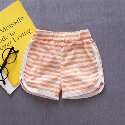 

2018 2018 stripe fashion Kids Trousers Children Pants for boys summer beach loose shorts size