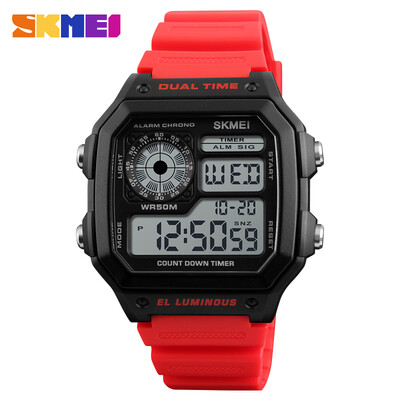 

SKMEI Mens Outdoor Sports Waterproof Luminous Electronic Digital Watch