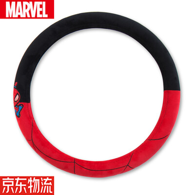 

Marvel 62140208OMK-016 Genuine Marvel Car Steering Wheel Set Kawaii Spider-Man Steering Wheel Set Warm Plush Steering Wheel Cover