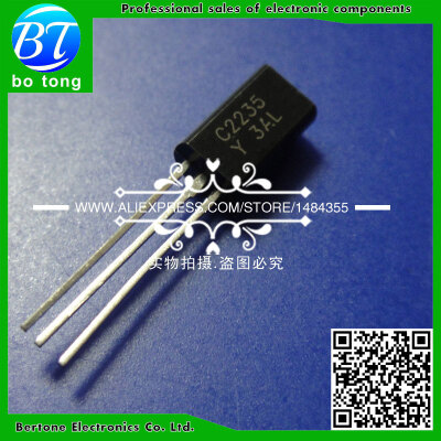 

Free shipping 2SC2235 C2235 NPN Transistor TO-92L 800mA 120V 08A Triode Transistor Low Power Transistor 50pcsbag