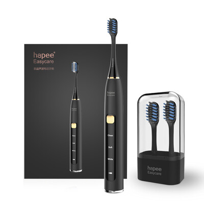 

Haplee electric toothbrush adult rechargeable sonic vibration toothbrush three nursing mode