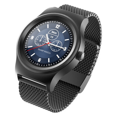 

Smart Bluetooth Call Watch Sports Pedometer Sleep Info Display High-end Business Bracelet Android iOS Steel Strip Smartwatch