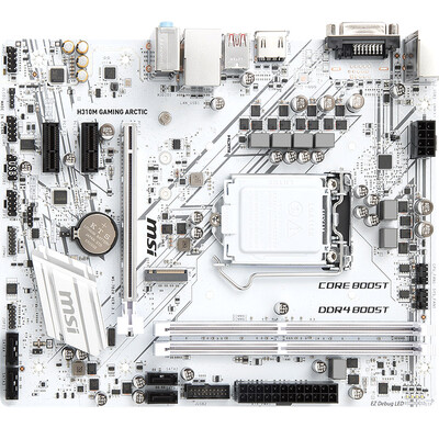 

Материнская плата материнской платы MSI H310M GAMING ARCTIC (Intel H310 / LGA 1151)