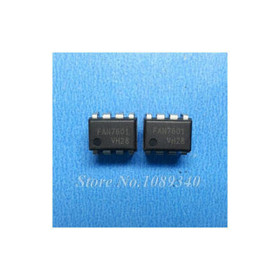 

10PCS free shipping LCD FAN7601 7601 DIP-8 power PWM chip 100 new original