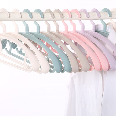 

Bingyou Deluxe Edition Wide Shoulder Drying Rack Suit Hanger Clothes Hanging Adult Child Non-slip Hanger No Trace Plastic 8 Nordic Powder