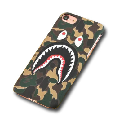 

Protect Case For Iphone 6 6s 6Plus 7g 7Plus Night Luminous Shark style Art Painting Slim Cover Thin Hard PC