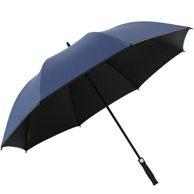 

Paradise umbrella carbon fiber bone increase hitting black plastic self-opening straight business umbrella 3831E blue gray