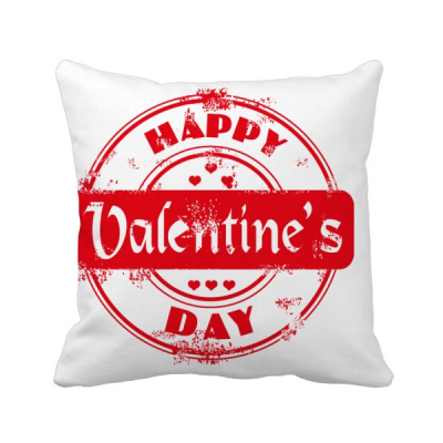 

Postmark Happy Valentines Day Red Square Throw Pillow Insert Cushion Cover Home Sofa Decor Gift