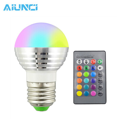 

E27 E14 LED 16 Color Changing RGB Magic Light Bulb Lamp 85-265V 110V 120V 220V RGB Led Light Spotlight IR Remote Control