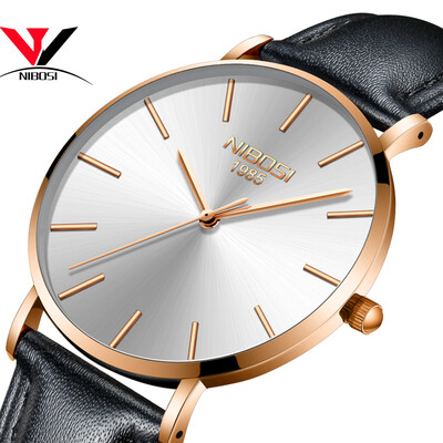 

Relogio Masculino 2018 New Ultra Thin Watches For Men Watch Top Brand Luxury Simple Watch Black Leather Male Clock Waterproof Saat