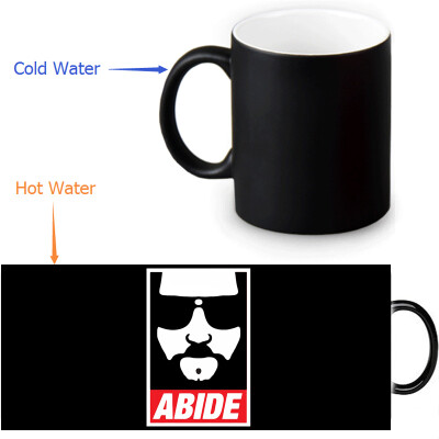 

The Big Lebowski 350ml12oz Heat Reveal Mug Color Change Coffee Cup Sensitive Morphing Mugs Magic Mug Milk Tea Cups