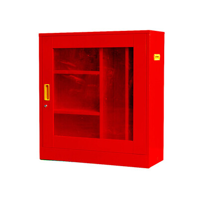 

Tencent CT micro fire station fire cabinet full set of fire tool cabinet equipment cabinet display cabinet people anti-box community emergency cabinet 840700300 empty box