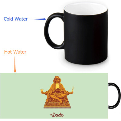 

The Big Lebowski 350ml12oz Heat Reveal Mug Color Change Coffee Cup Sensitive Morphing Mugs Magic Mug Milk Tea Cups