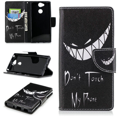 

BEFOSPEY Painting PU LeatherSoft TPU Card Slot Stand Wallet Case For Sony Xperia XA252"2018