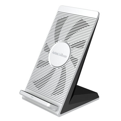 

FutureWireless зарядное устройство для зарядки Qi с вентилятором 10W Быстрая беспроводная зарядка для Galaxy S9 / S8 / S7 / S6Plus для Apple iPhone X / 8 / 8plus