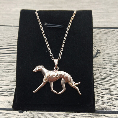 

New Whippet Necklace Trendy Style Whippet Pendant Necklace Women Fashion Pet Jewellery Animal Dog Jewellery