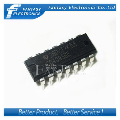 

10PCS CD4093BE DIP14 CD4093 DIP new and original IC free shipping