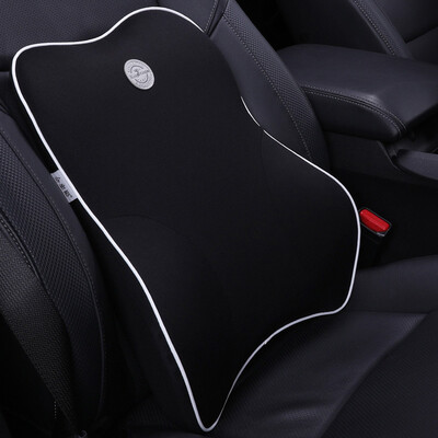 

KING ETING Car waist space memory cotton back cushion car office pillow pillow waist pillow Y4 seasons waist black