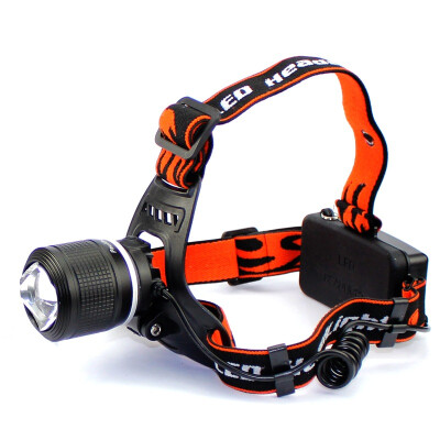 

Paulone ZY0020 T6 rechargeable light headlights led light long-range waterproof bike riding lights fishing night fishing light black white