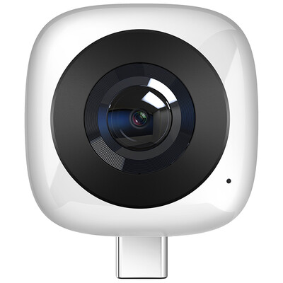 

Huawei HUAWEI panoramic camera 360 ° photo VR photo social sharing fun special effects plug&play 5K HD photo family portrait photo animation production white