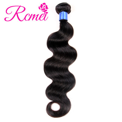 

Rcmei 8A Hair Brazilian 100 Human Hair Body Wave 1 pcs Weave weft Bundles Extension