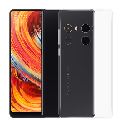 

Ультратонкий чехол для задней крышки Tpu для Xiaomi Mi Mix 2 - прозрачный