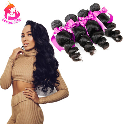 

Dream Like Hair 8A Малайзийские волосы Virgin Hair Loose Wave 4 с кружевами CLOSURE 100г