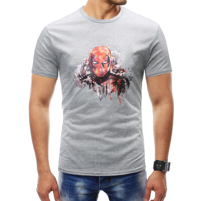 

Мужчины 2018 летняя марка с коротким рукавом Хип-хоп шаблон печати T рубашки O-образным вырезом Slim Мужская футболка Tops Мода мужская футболка T рубашки