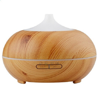 

300ml Aroma Diffuser Aromatherapy Wood Grain Essential Oil Diffuser Ultrasonic Cool Mist Humidifier for Office Home