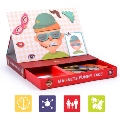 

MiDeer Funny Face Magnetic Puzzle 56 Pcs 3