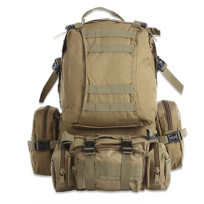 

Outlife 50L Outdoor Backpack Military Molle Tactical Bag Rucksack Backpacks Hiking Camping Camouflage Water Resistant Sport Bags