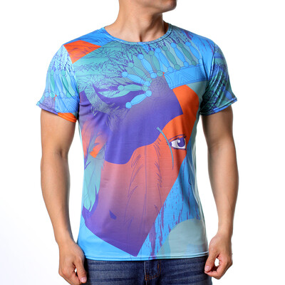 

Men s Fashion Polo Causal Short Sleeves Print T-shirts