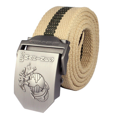

paulone P1007 outdoor sports military supplies canvas belt marines belt sand stripes