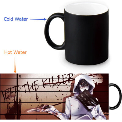 

Jeff The Killer Morphing Mug Color Change Tea Cup Волшебная молочная кружка для кофе