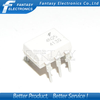 

10PCS 4N25 DIP6 DIP photoelectric coupler new&original free shipping
