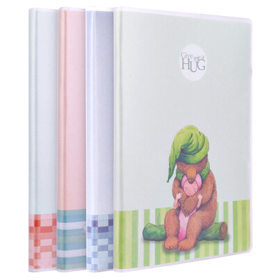 

Deli deli 4 32K96 sheets a few meters hug series soft copybook rubber sleeves student diary notebook notebook T3296