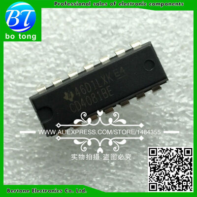 

10PCS CD4081BE DIP14 CD4081 DIP new&original IC free shipping