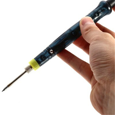 

Portable USB Powered Soldering Iron 5V 8W with Long Life Tip Touch Switch Protective Cap for Repairing Chip